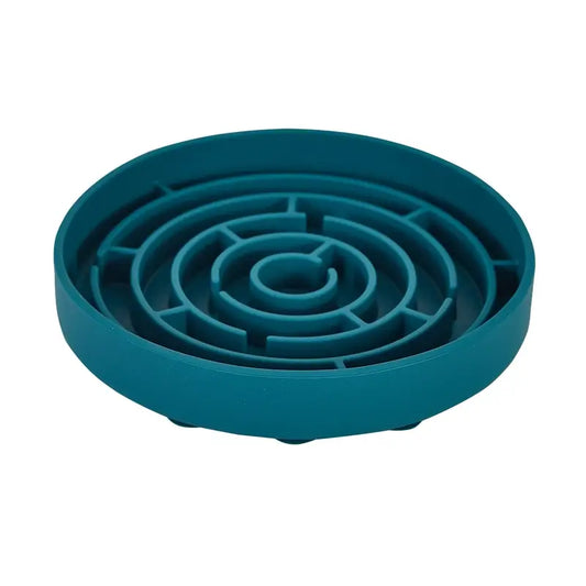 Tigela Freedog Soft Slow Food Blue Teal 18 X 18 X 3,4 Cm