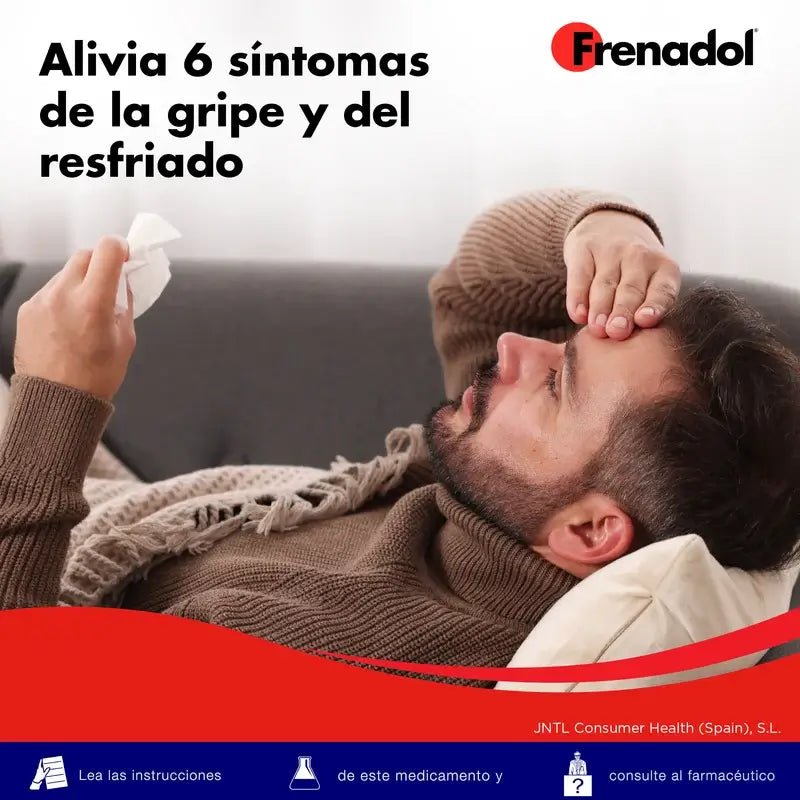 FRENADOL® Flu Relief Complex, Via oral, 10 saquetas