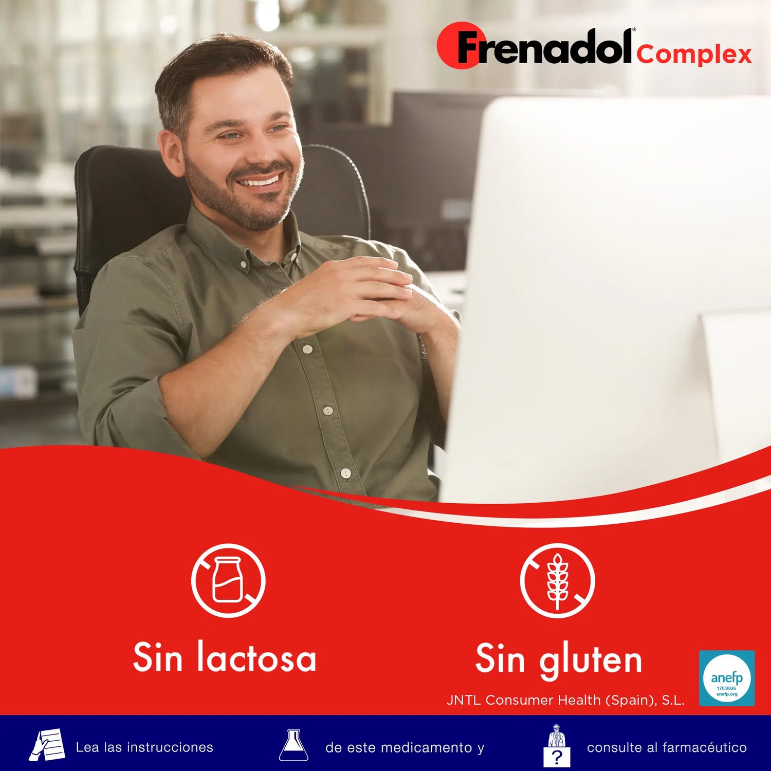 FRENADOL® Flu Relief Complex, Via oral, 10 saquetas