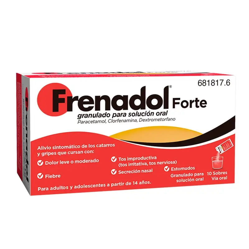FRENADOL® Forte Anti-gripe, Via oral, 10 saquetas