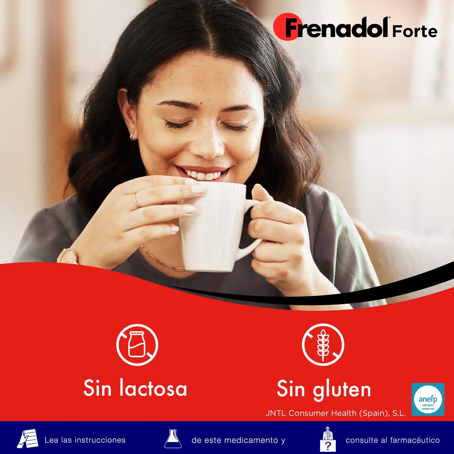 FRENADOL® Forte Anti-gripe, Via oral, 10 saquetas