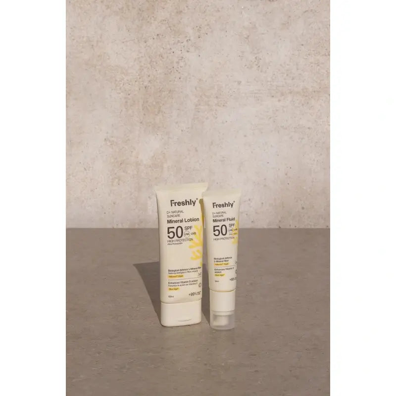 Freshly Pack Proteção total D 100 Ml + Natural Suncare 50 Ml