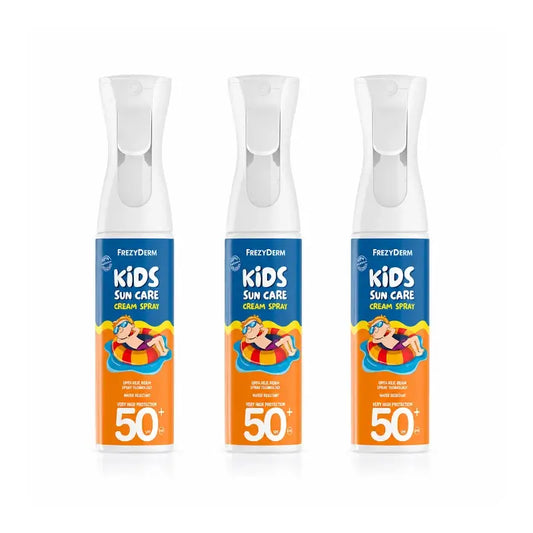 Frezyderm Kids Sun Care Cream Spray Spf 50+ Frezyderm Pack 3 x 275 Ml