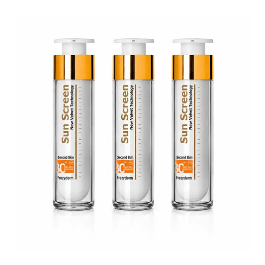 Frezyderm Protetor Solar Colour Velvet Face Spf 30 Embalagem 3 x 50 Ml