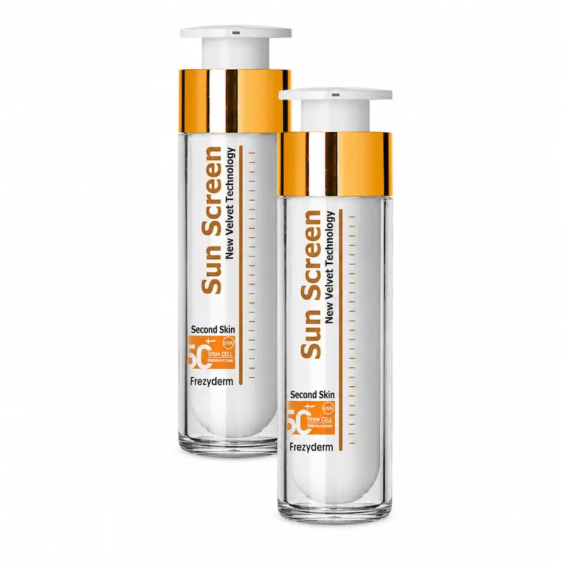 Frezyderm Protetor Solar Velvet Rosto SPF50+, 2 x 50 ml