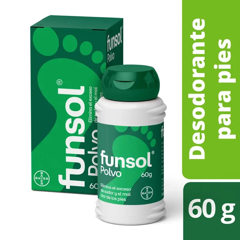 Funsol Desodorizante em pó Desodorizante para os pés 60 gr