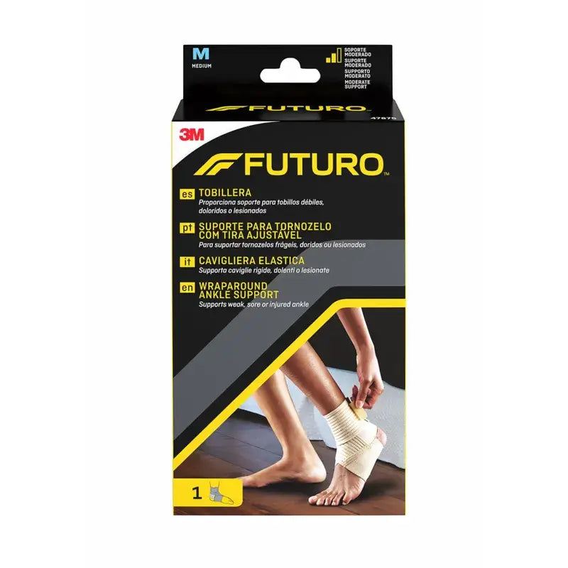 Futuro™ Premium Compression Ankle Brace S/M (20,3 - 22,8 Cm), 1 peça