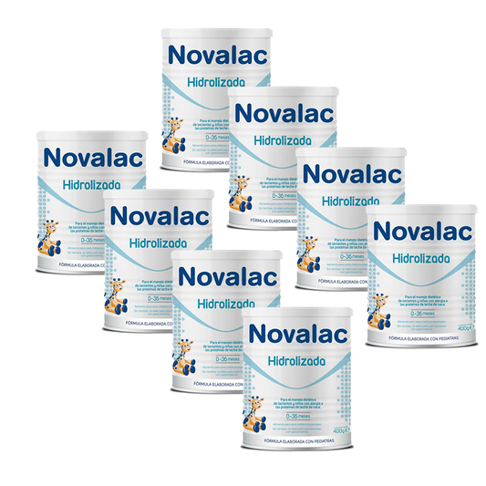 Embalagem 8 X Novalac Hydrolysed 400 g