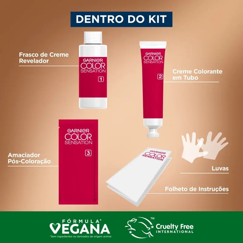 Garnier Color Sensation Mkit Sa3 Para o Ruivo