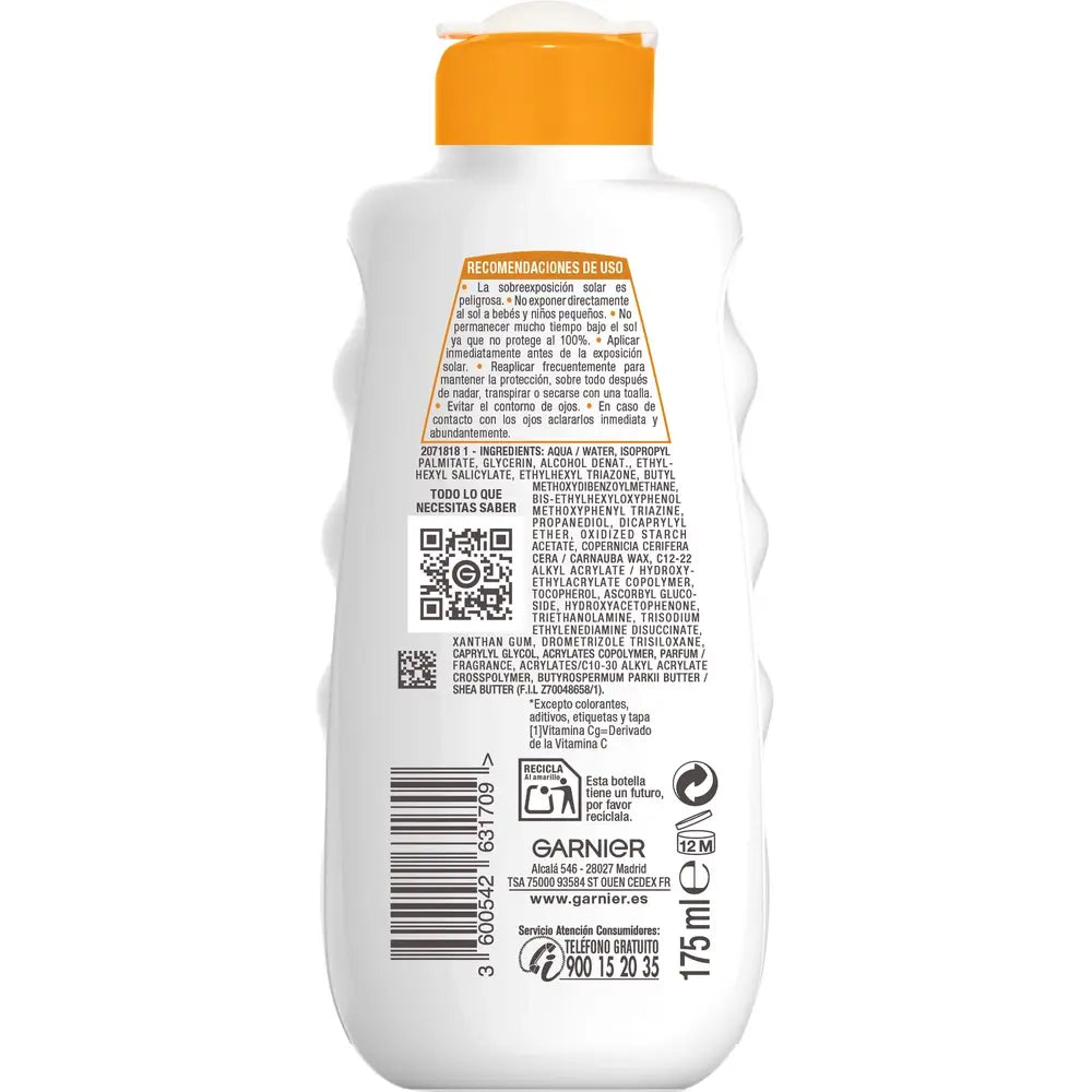 Garnier Delial Hydra Leite Protetor Solar Spf50, 175 ml