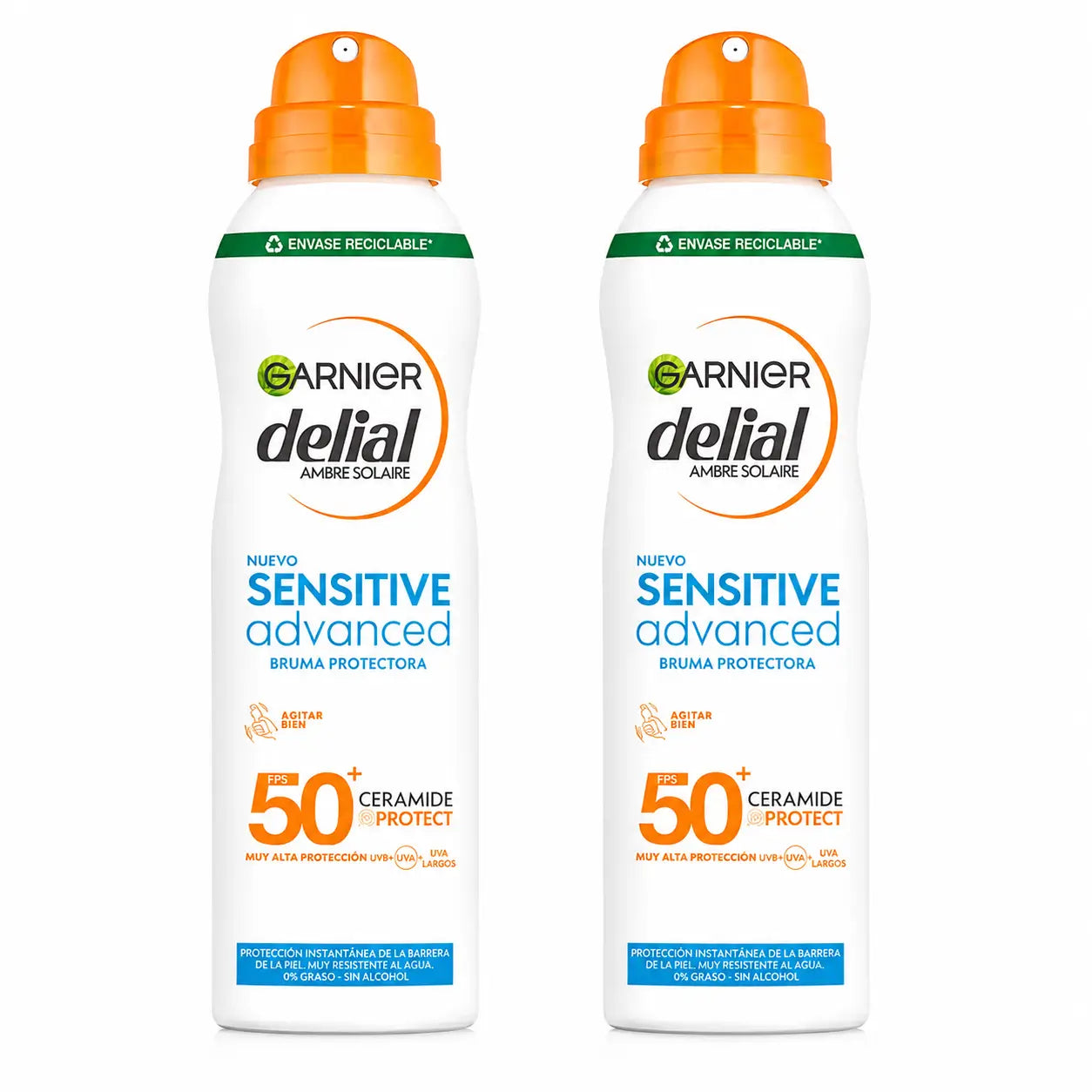 Garnier Delial Sensitive Advanced Ip50+ Mist Para peles sensíveis, claras e intolerantes ao sol. Pediátrica, 150Ml , embalagem 2