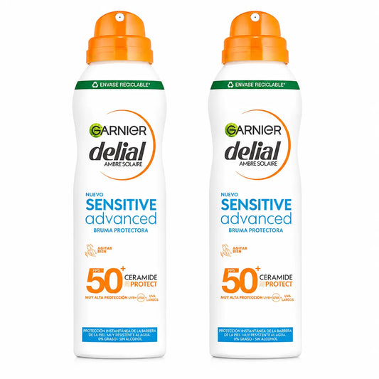 Garnier Delial Sensitive Advanced Ip50+ Mist Para peles sensíveis, claras e intolerantes ao sol. Pediátrica, 150Ml , embalagem 2