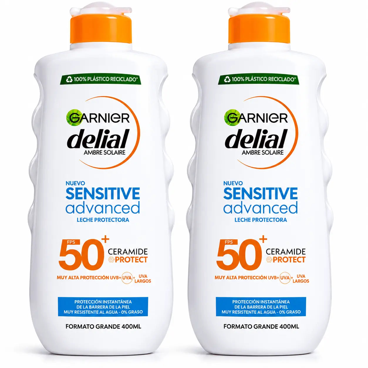 Garnier Delial SPF50+ Leite Solar 400 m, embalagem 2