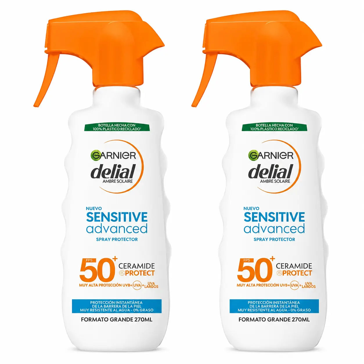 Garnier Delial Sensitive Advanced Ip50+ Spray de Proteção Solar para peles claras, sensíveis e intolerantes ao sol, 270 ml , embalagem 2