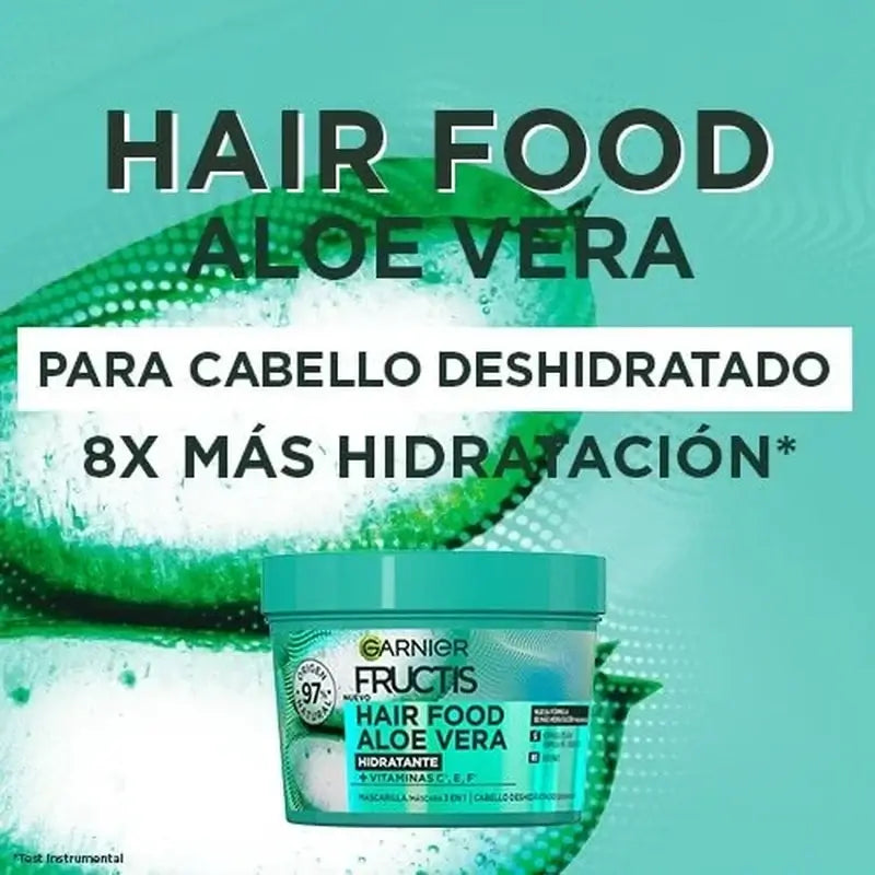 Garnier Fructis GarnierFructis Alimento para o Cabelo Aloé Vera 3 em 1 Máscara Hidratante 400 Ml Para Cabelos Desidratados