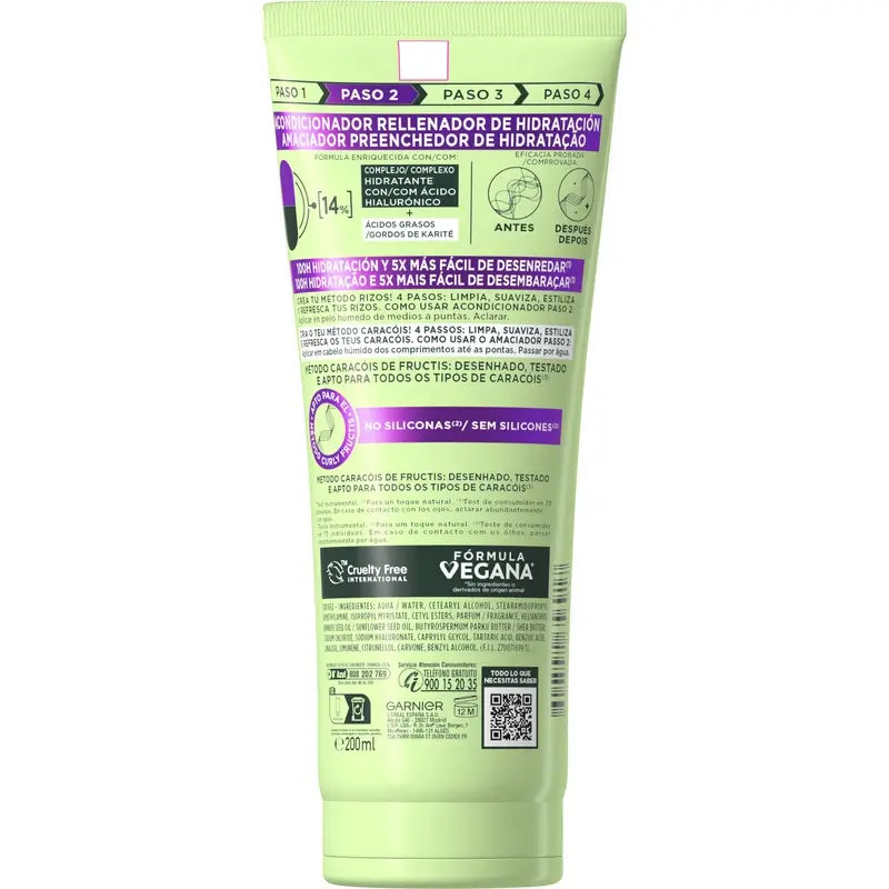 Condicionador Garnier Fructis Curl Method Step 2, 200 ml