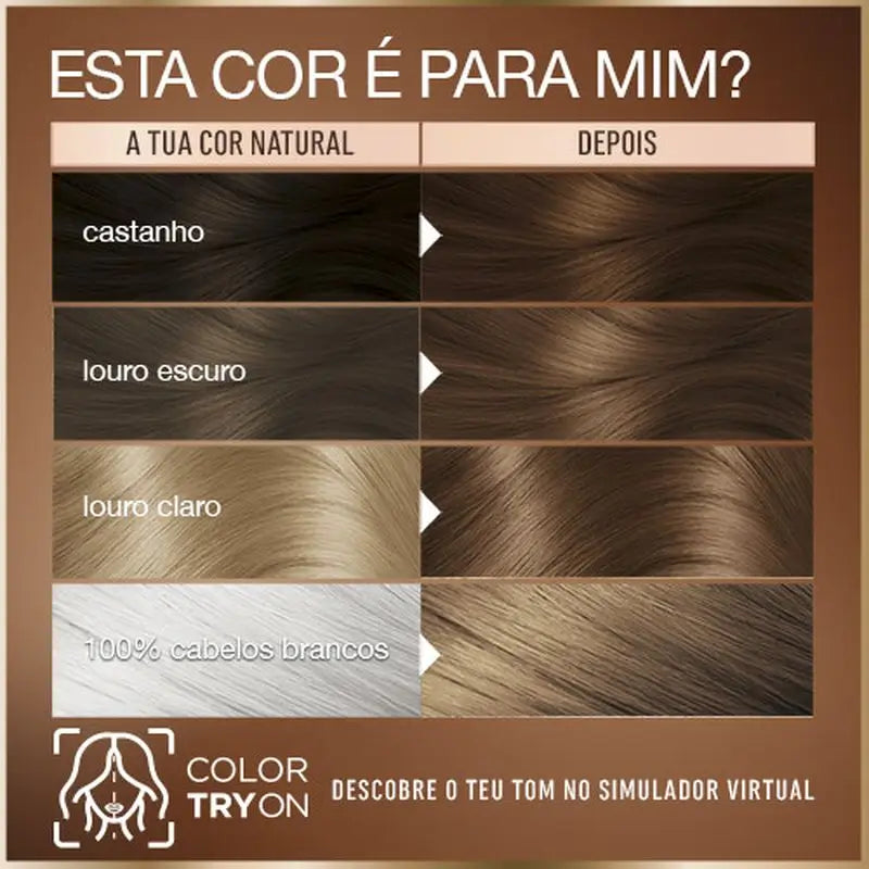 Garnier Garnier Garnier Garnier Garnier Good Coloração Permanente Sem Amoníaco, 90% Origem Natural Tonalidade 6.0 Auburn Mocaccino.