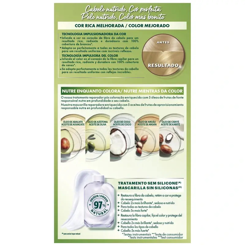 Garnier Nutrisse Louro Muito Claro Coloração Permanente N.º 9 , 160 ml