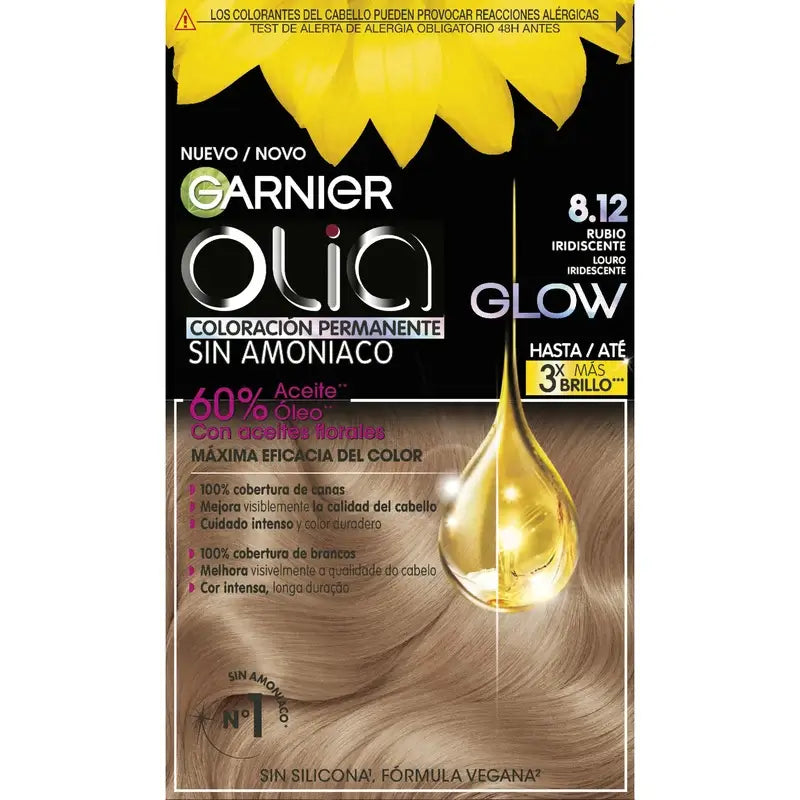 Garnier Olia 8.12 Louro Iridescente