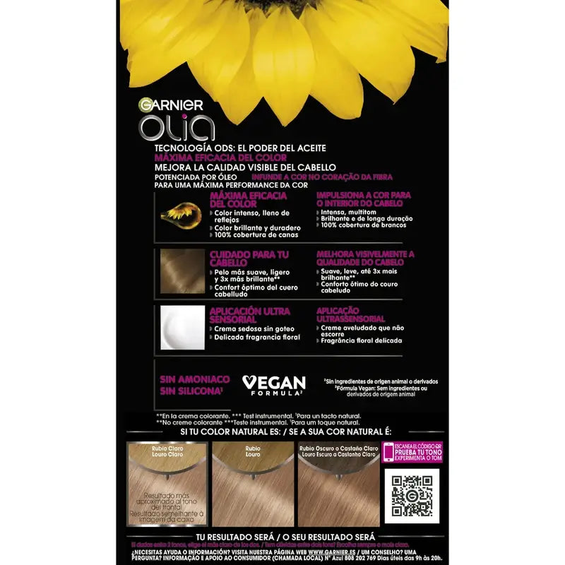 Garnier Olia 8.12 Louro Iridescente