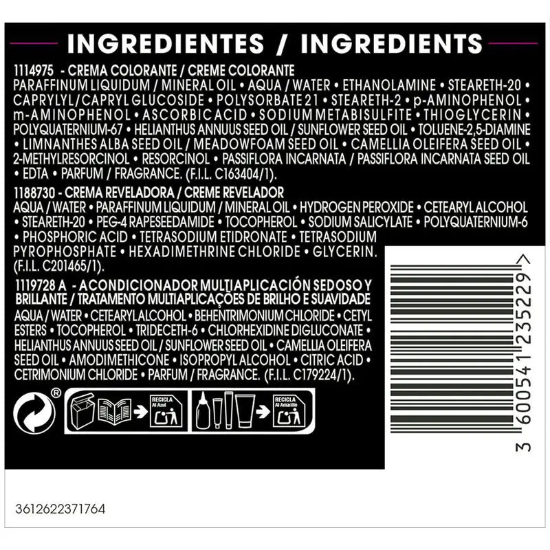 Garnier Olia Coloração Permanente sem amoníaco: louro muito claro 9.0, óleos florais, aroma agradável