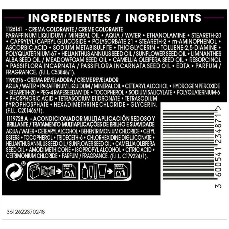 Garnier Olia Coloração Permanente sem amoníaco: louro escuro 6.0, óleos florais, aroma agradável