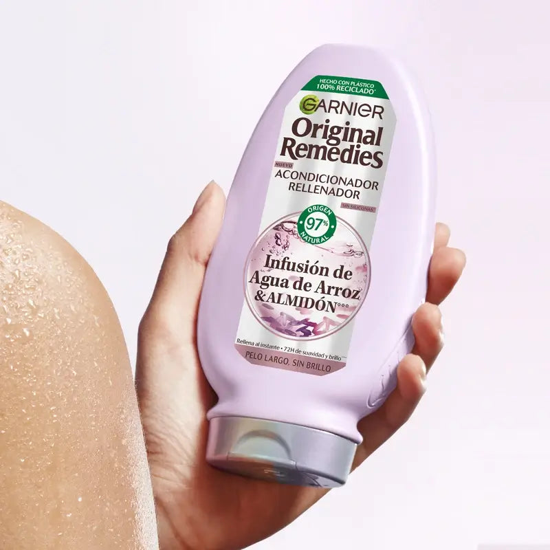 Garnier Original Remedies Água de Arroz e Amido Condicionador, 250 ml