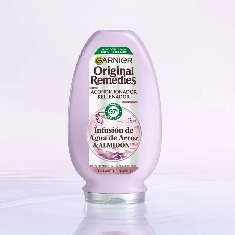 Garnier Original Remedies Água de Arroz e Amido Condicionador, 250 ml