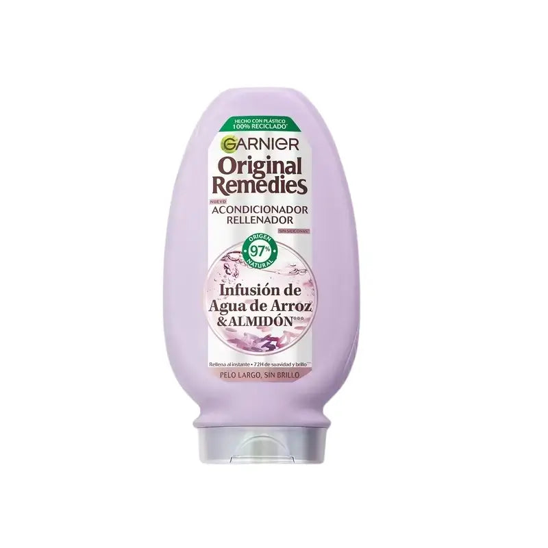 Garnier Original Remedies Água de Arroz e Amido Condicionador, 250 ml