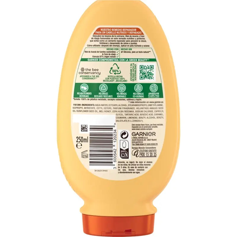 Garnier Original Remedies Honey Treasures Condicionador Reparador, 250 Ml