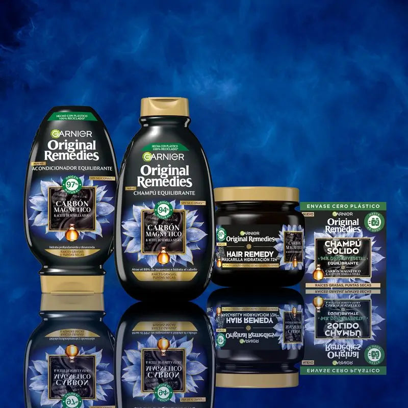Champô de Carvão Vegetal Magnético Garnier Original Remedies