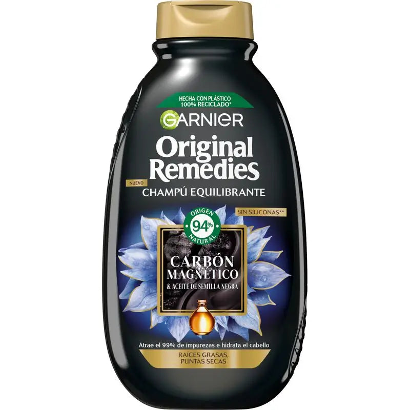 Garnier Original Remedies Champô Equilibrador de Carvão Vegetal Magnético