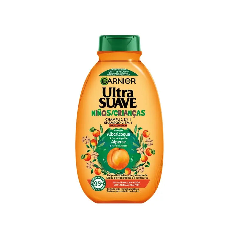 Garnier Original Remedies Champô Ultra Suave 2 em 1 Hipoalergénico Alperce , 250 ml