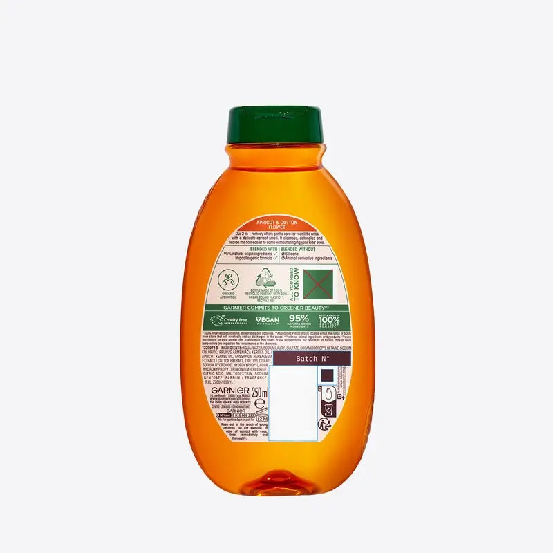 Garnier Original Remedies Champô Ultra Suave 2 em 1 Hipoalergénico Alperce , 250 ml