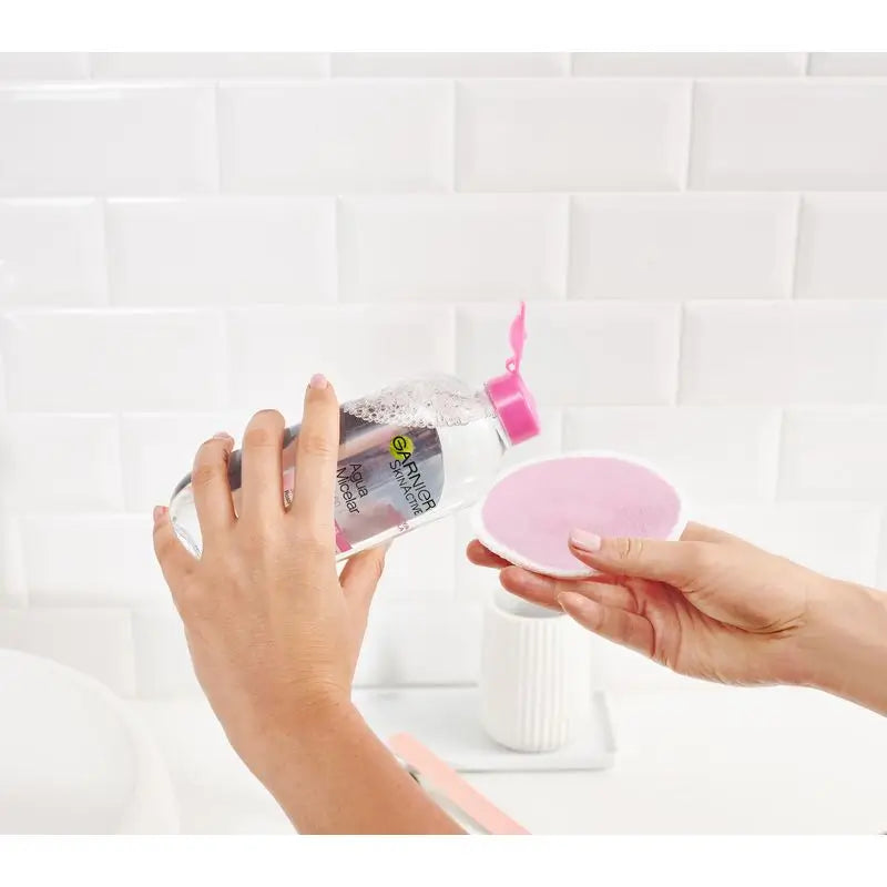 Discos desmaquilhantes de microfibra reutilizáveis Garnier Skin Active