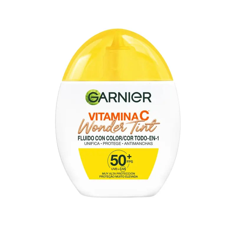Garnier Proteção Diária Uv Vitamina C Matiz Maravilhosa Spf50+, Tom Médio , 40 ml
