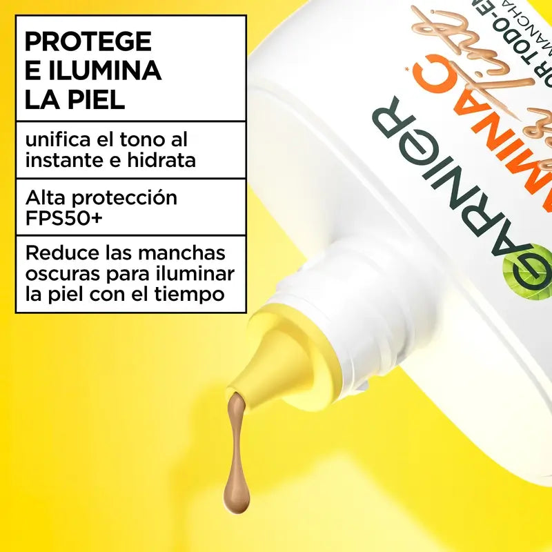 Garnier Proteção Diária Uv Vitamina C Matiz Maravilhosa Spf50+, Tom Médio , 40 ml
