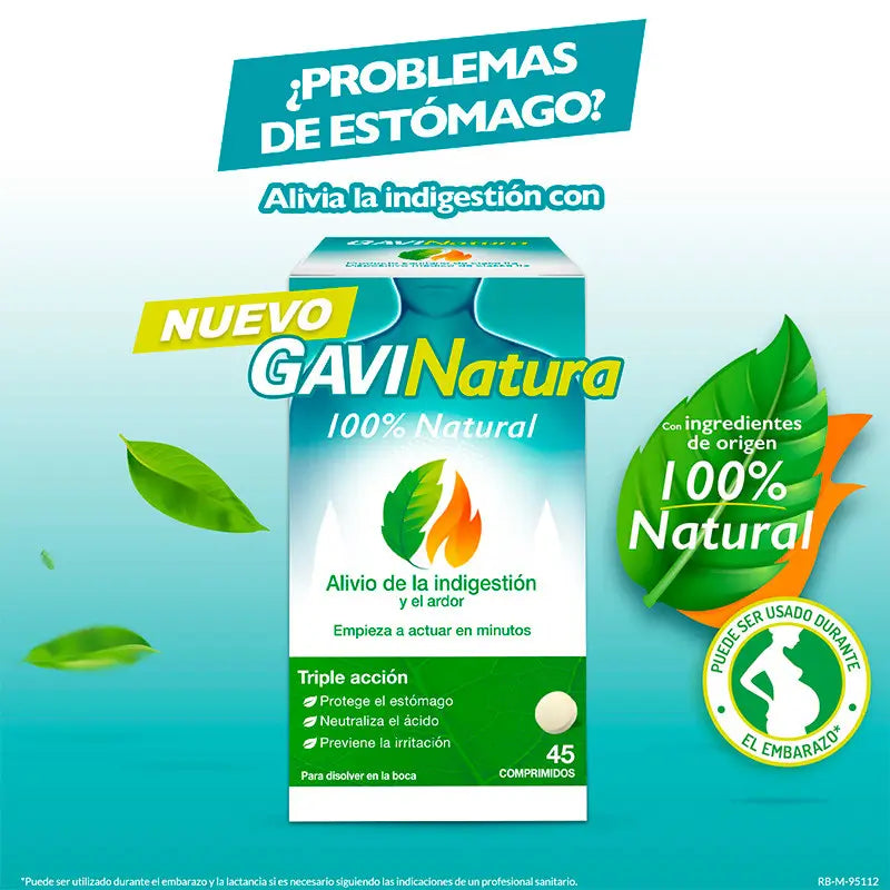 Gavinatura Alívio da Indigestãoe, 45 Comprimidos