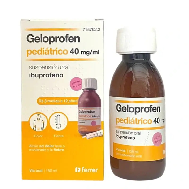 Geloprofen Pediátrico 40 Mg/ Ml 1 Frasco, 15 ml