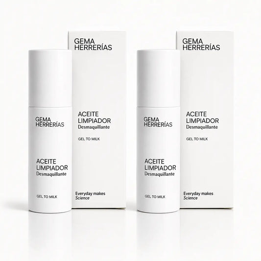 Gema Herrerías Óleo de Limpeza e Desmaquilhante Gel com Leite ,2x150 ml