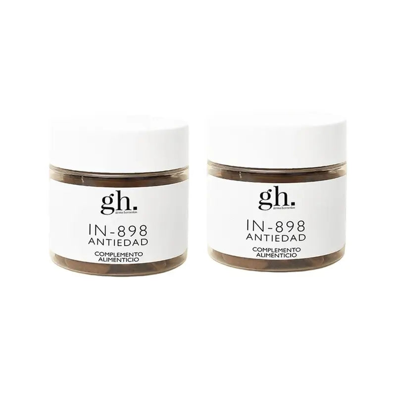 Gema Herrerías Duplo Suplemento Alimentar Anti-Envelhecimento IN-898 , 2x60 Cápsulas
