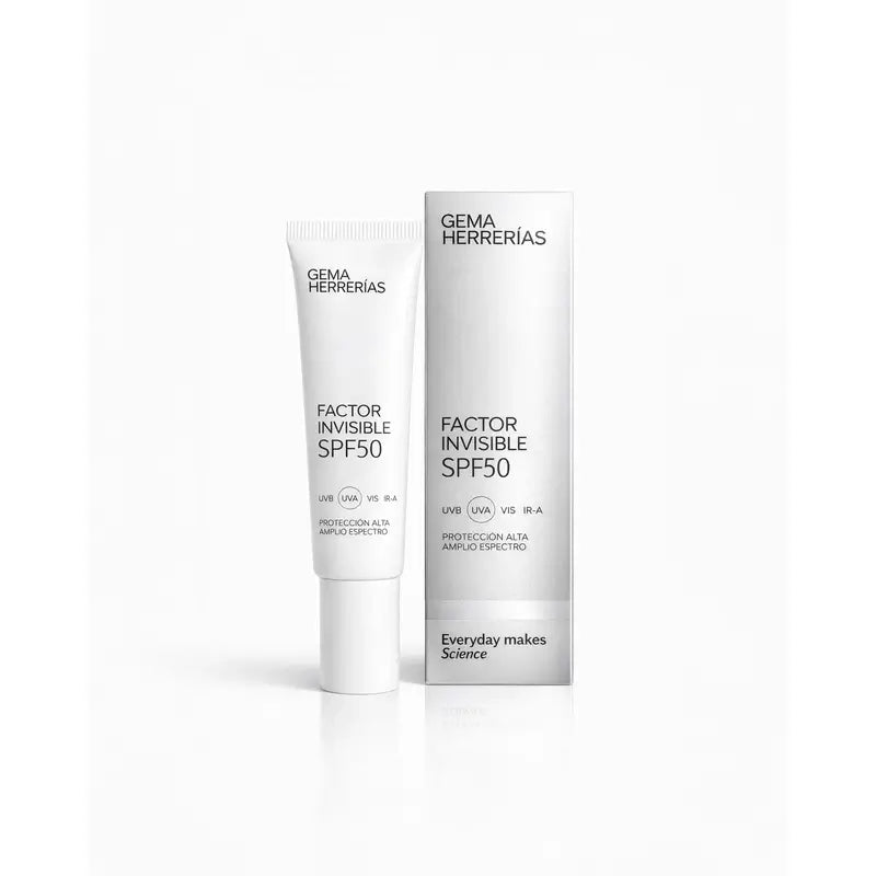 Gema Herrerias Fator Invisível Spf 50 Largo Espectro, 45 ml
