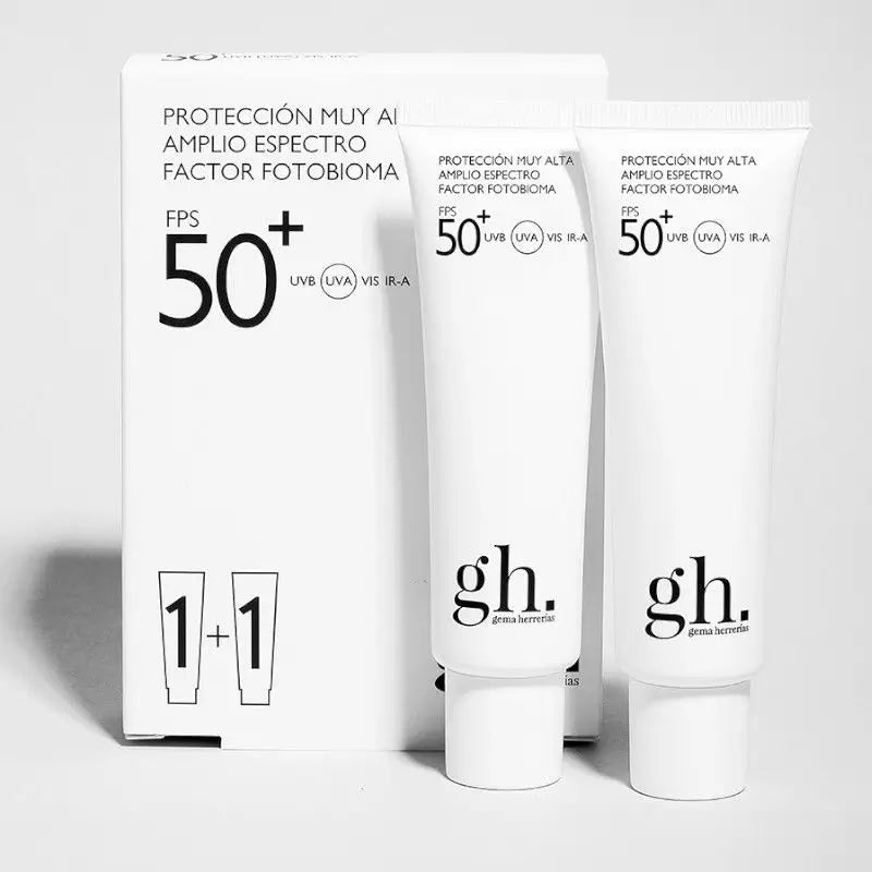 Gema Herrerias Fps50+ Proteção Muito Elevada, Duplo 2x50ml