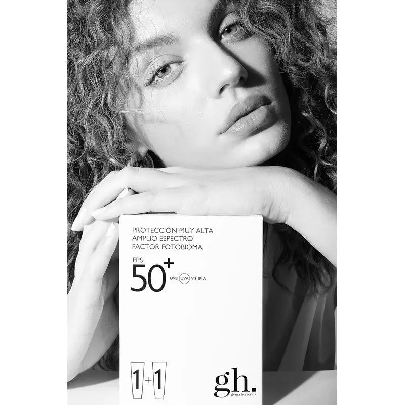 Gema Herrerias Fps50+ Proteção Muito Elevada, Duplo 2x50ml