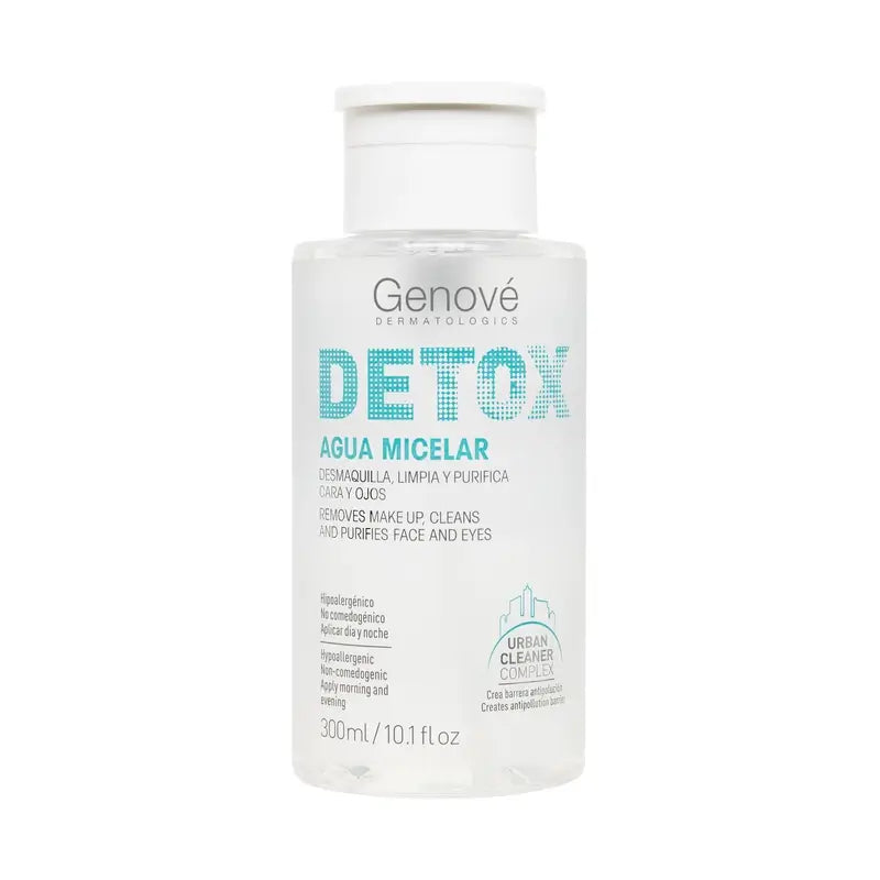 Genové Detox Água Micelar Desintoxicante , 300 ml