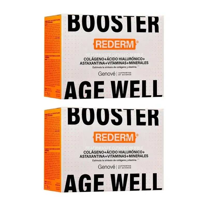 Genové Fluidbase Rederm Colagénio Bebível, 20 x 25 ml, embalagem de 2