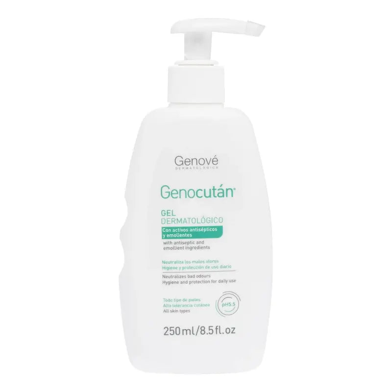 Genové Genocutan Gel Dermatológico 250 Bomba doseadora , 250 ml