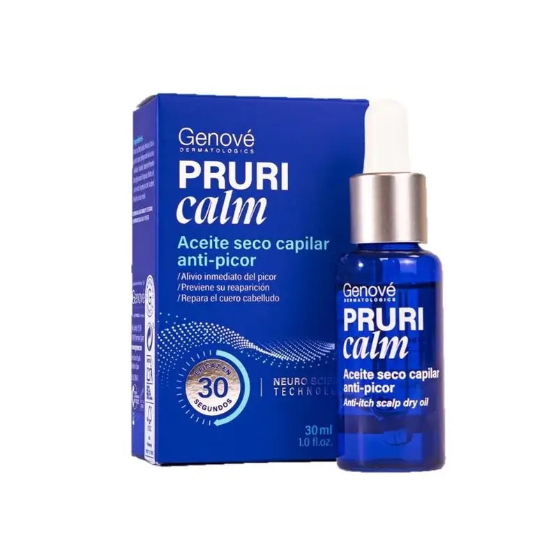 Genové Pluricalm Óleo para Cabelos Secos, 30 ml