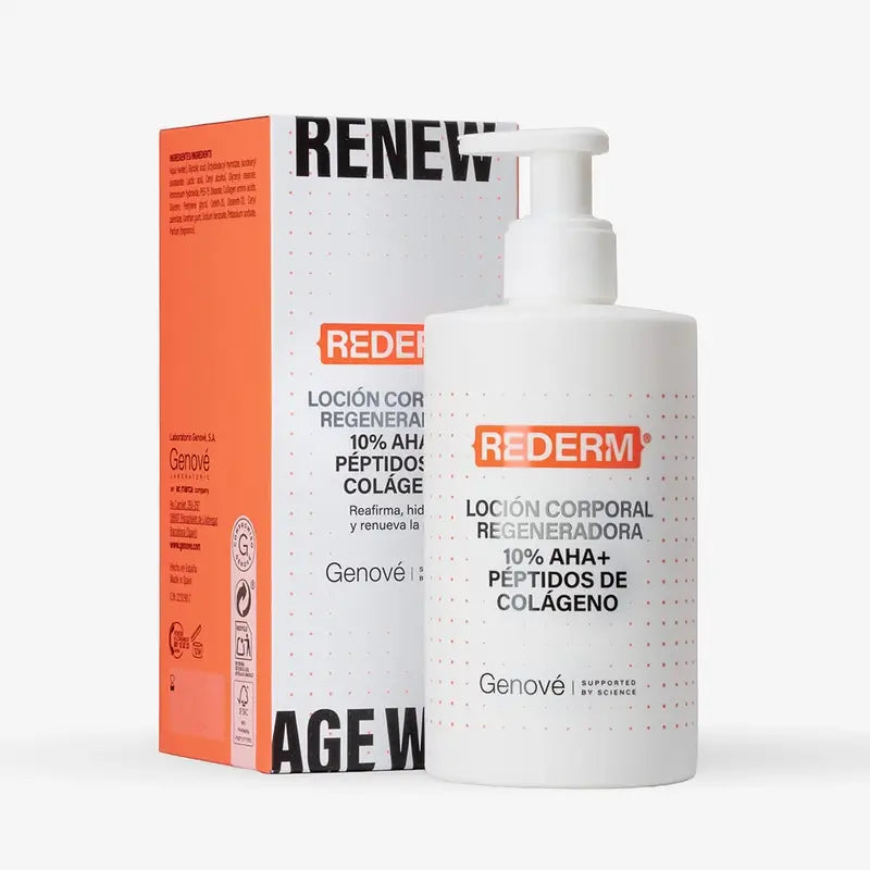 Genové Rederm 10% Aha Loção Regeneradora para o Corpo, 250 ml