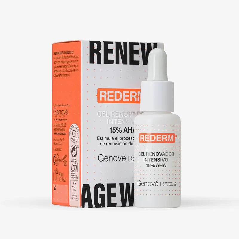 Genové Rederm Gel de Renovação Intensiva 15% Aha, 30 ml